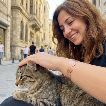 Moriena - El Yapımı Huzur Ve Şifa Veren Bakır Bileklik