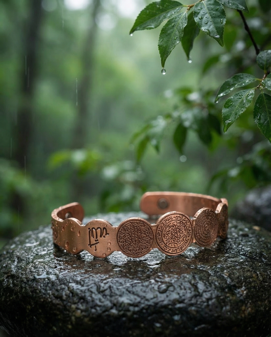 Moriena - El Yapımı Huzur Ve Şifa Veren Bakır Bileklik
